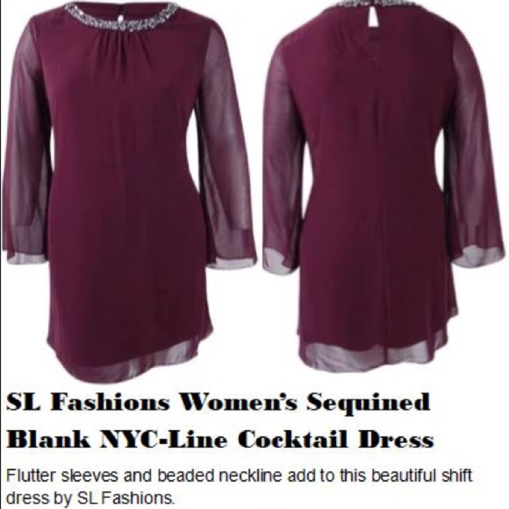 SLNY fashion Cocktail Dress
